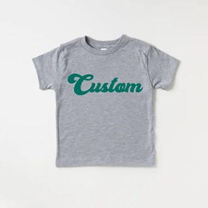 Aangepaste familie shirts set, gepersonaliseerde moeder vader kinder shirts, bijpassende familie outfits, aangepaste naam T-shirts, cadeau voor familie afbeelding 6