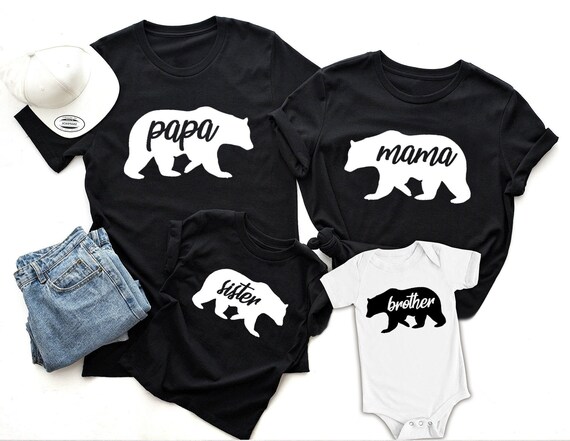 Bear Shirts Matching Family Outfits 