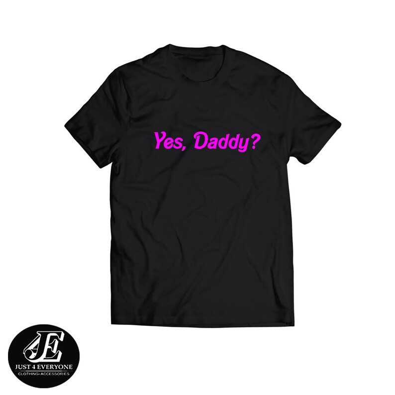 yes daddy shirt yellow