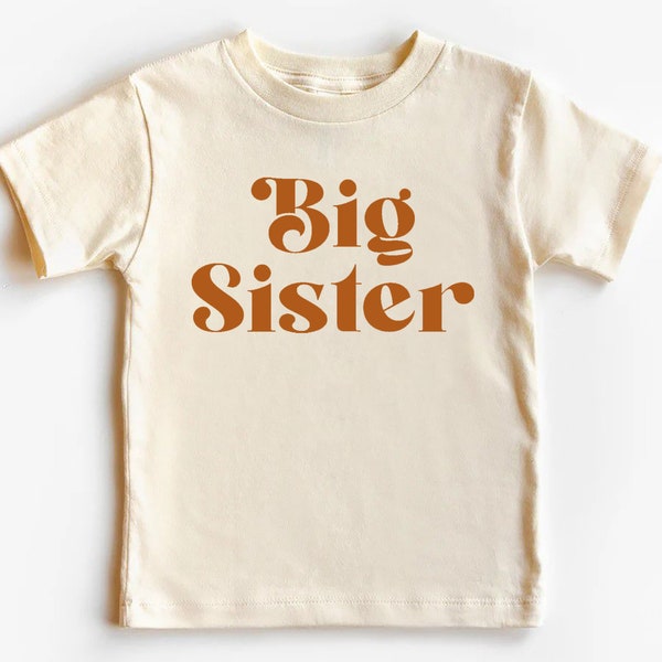 Große Schwester Shirt, süßes Vintage Shirt, Groovy Shirt, gefördert zur großen Schwester Shirt, Schwangerschaft offenbaren, Kleinkind Shirt, Jugend Shirt