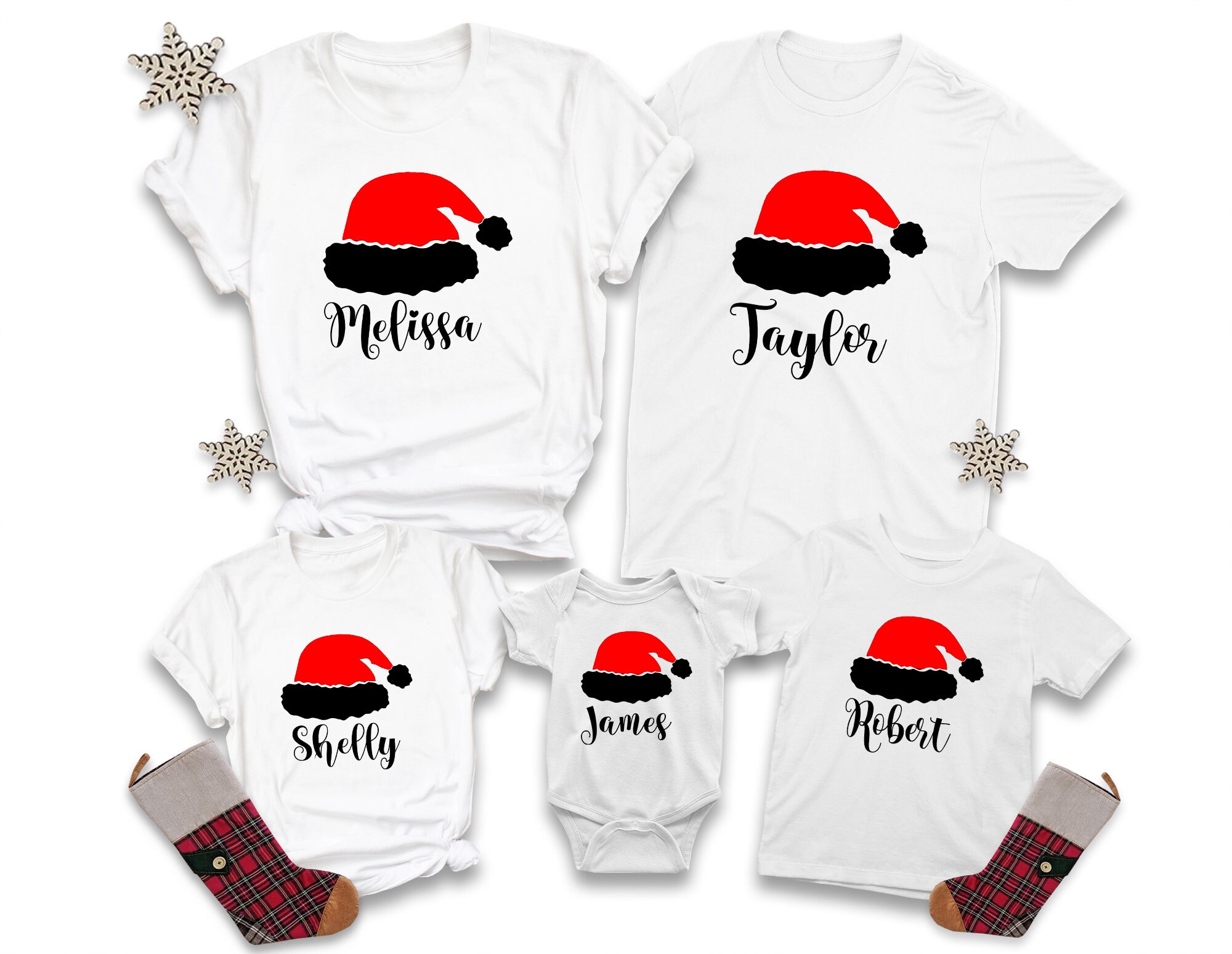 Personalized Family Christmas Pajama Shirts Matching Etsy
