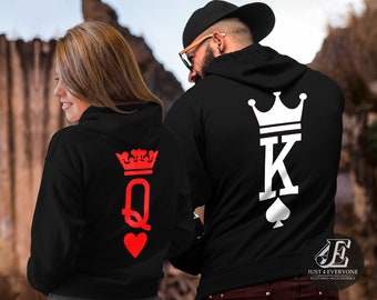 King Queen Hoodies King Queen Set 