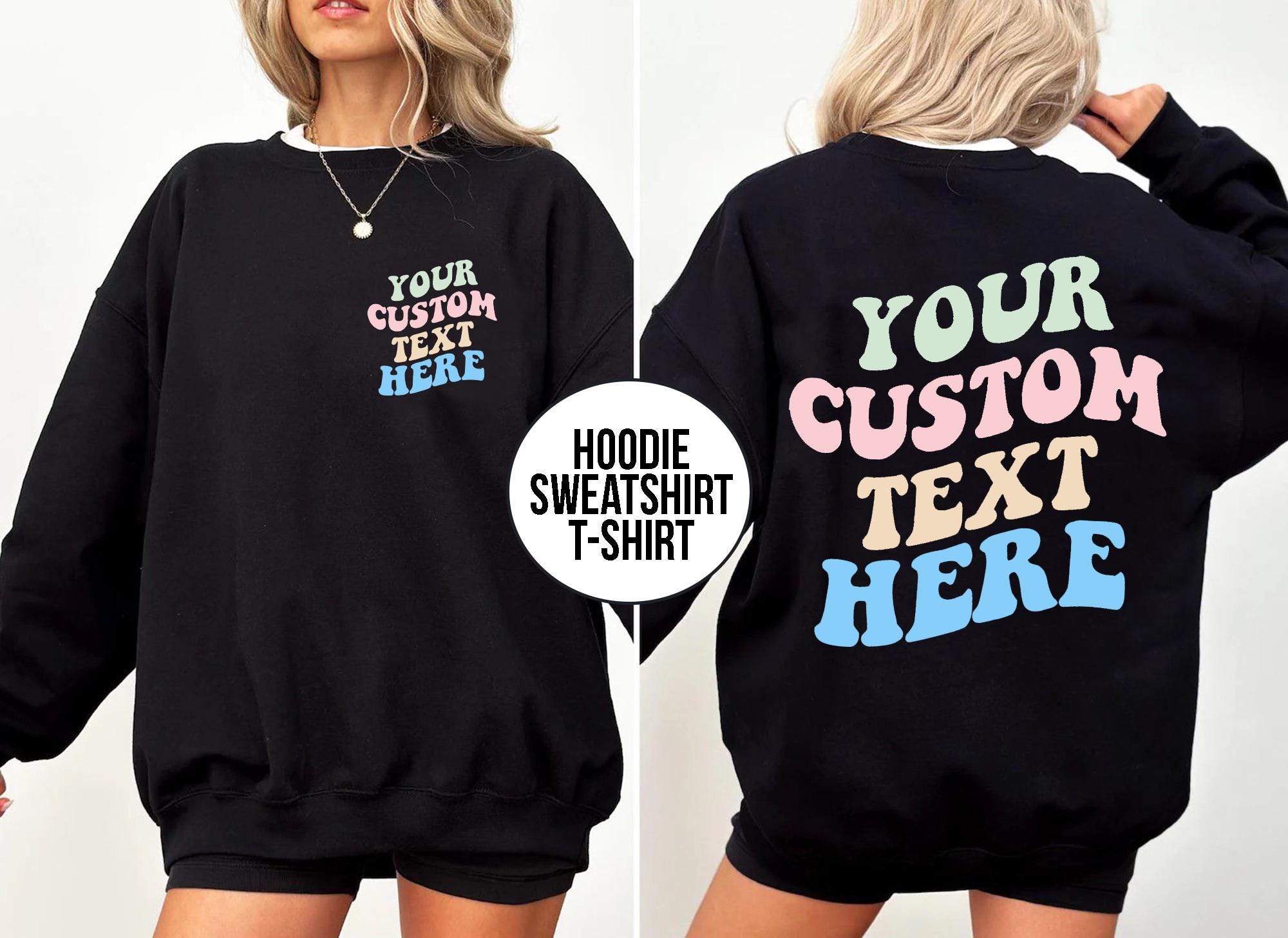Sweat à Capuche Personnalisé Couple – Photo, Texte, Logo | Cadeau Unique & Tendance
