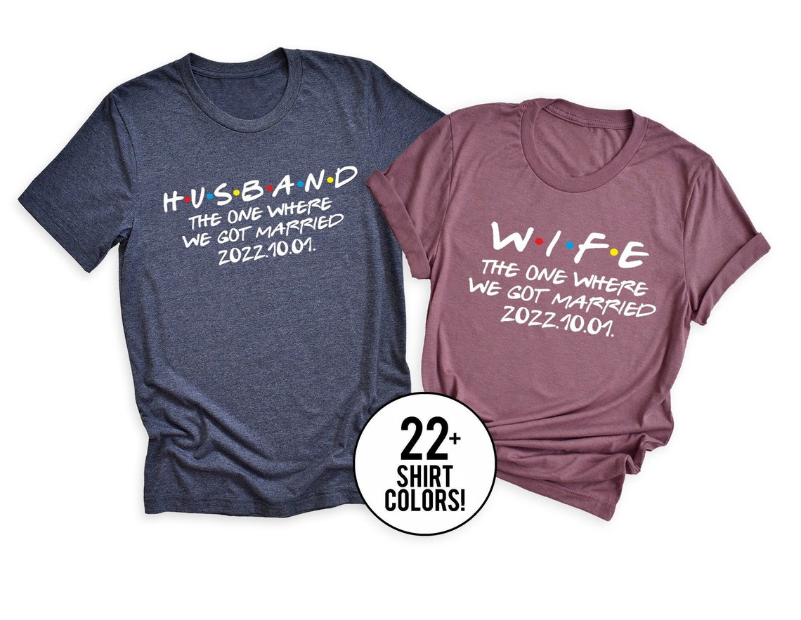 Wifey and Hubby Shirt Mr and Mrs Just Married Shirt - Etsy