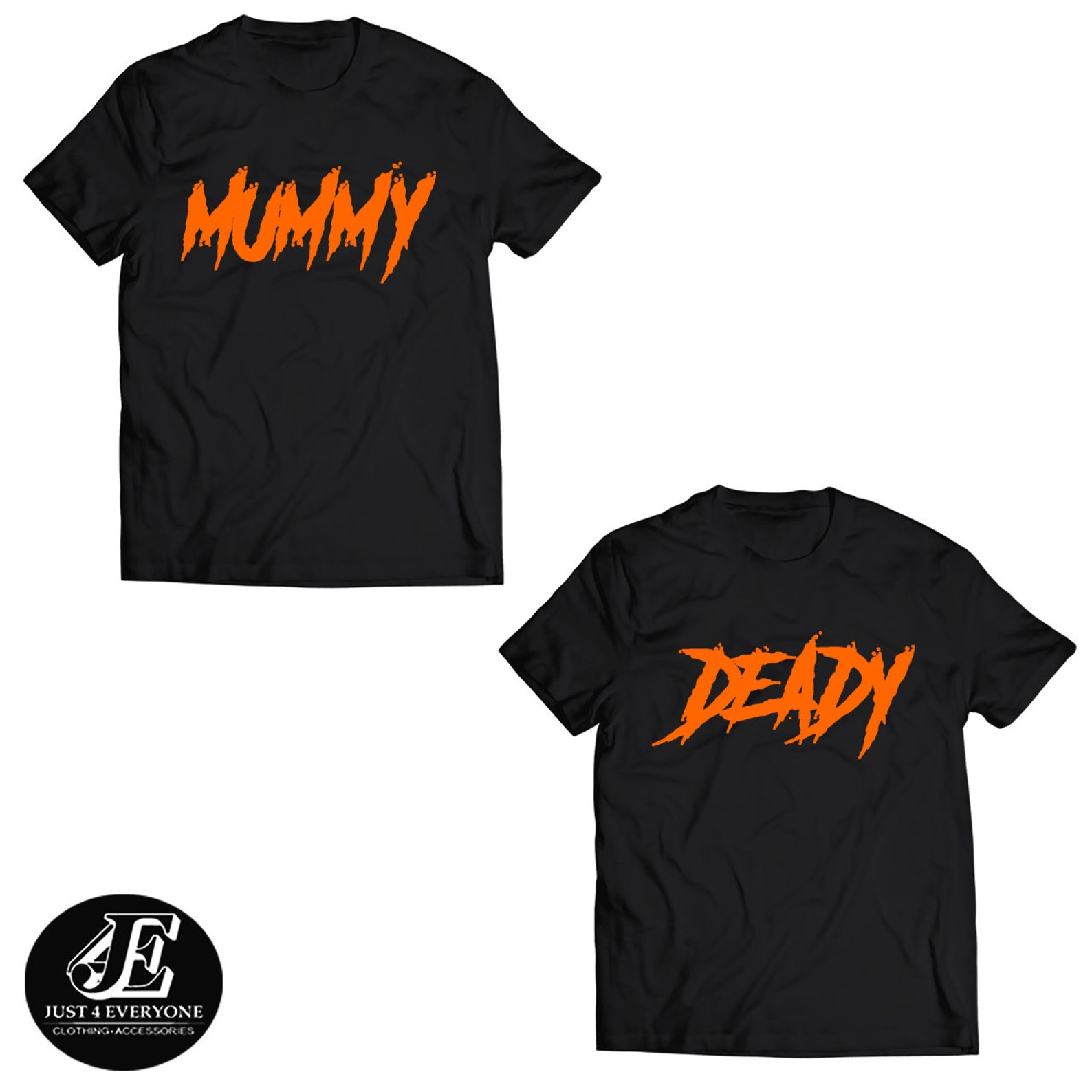 Mom and Dad Matching Halloween Shirts Mummy and Deady Etsy