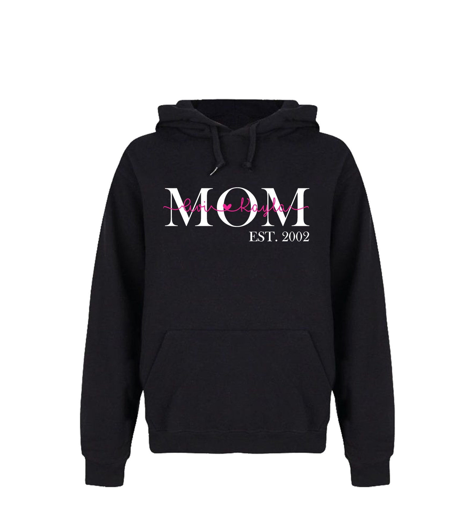Mama Est Hoodie Mom Established Custom Year Personalized - Etsy