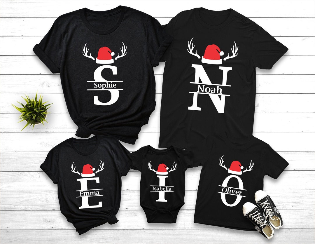 Christmas Family Shirts,family Christmas Etsy Family Gifts Photoshoot Matching Shirts,personalized - Shirts,custom Shirts, Christmas Gift,christmas