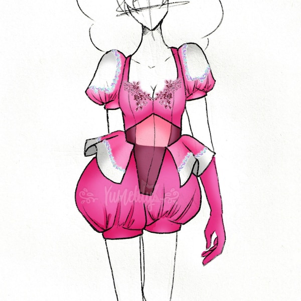 FAIT SUR COMMANDE Costume de cosplay Rose Diamant Rose Quartz Steven Universe