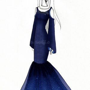 Diamond blue dress online