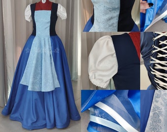 MADE TO ORDER Sapphire Steven Universe Gem Cosplay/Costume handmade dress with organza petticoat