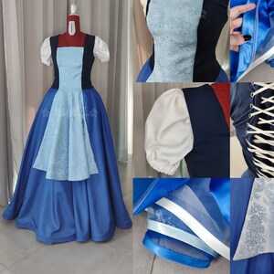 MADE TO ORDER Sapphire Steven Universe Gem Cosplay/Costume handmade dress with organza petticoat