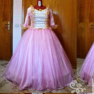 The Princess and the Pauper Anneliese Cosplay Costume basic design ball gown