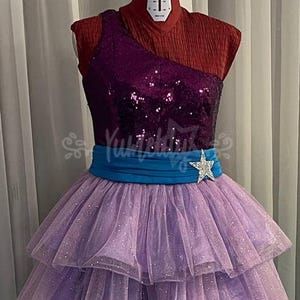 strapless open back dress Disney Princess and The Frog Princess Tiana Party Halloween Cosplay Costume Male / Xs main image 1