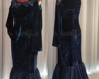 Blue Diamond Steven Universe cosplay costume mermaid dress glitter made to order