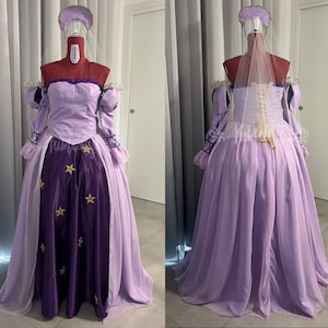 Jeanne The Case Study of Vanitas lilac and purple dress gown cosplay costume handmade original design made to order