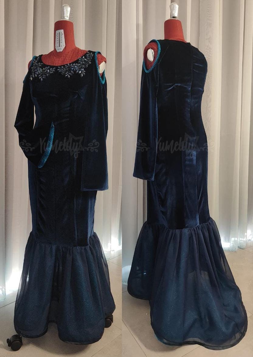 blue diamond cosplay dress Steven Universe costume mermaid glitter made to order UH26_Hero