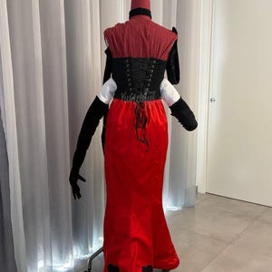 Angel Dust Hazbin Hotel Season 2 drag queen gown handmade cosplay costume hellaverse made to order image 2