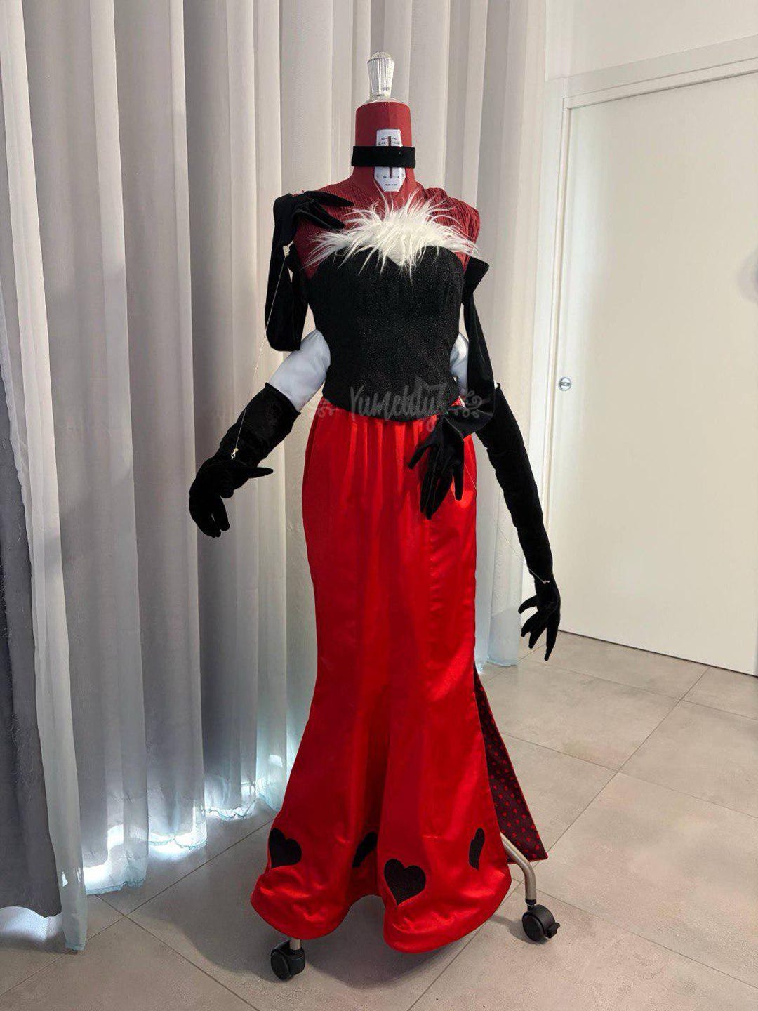 Angel Dust Hazbin Hotel Season 2 Drag Queen Gown Handmade Cosplay ...