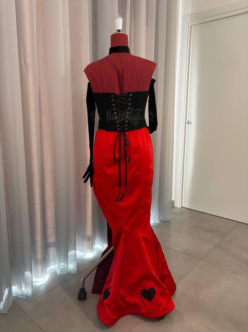 Angel Dust Hazbin Hotel Season 2 drag queen gown handmade cosplay costume hellaverse made to order image 4