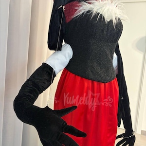 Angel Dust Hazbin Hotel Season 2 drag queen gown handmade cosplay costume hellaverse made to order image 8