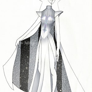 White Diamond Steven Universe cosplay costume preorder