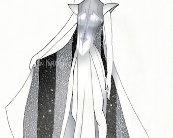 MADE TO ORDER White Diamond Steven Universe cosplay costume