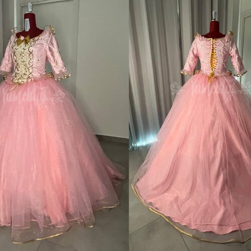 The Princess and The Pauper Anneliese Cosplay Costume original Design deluxe ball gown made to order The Princess and The Pauper Anneliese Cosplay Costume original Design deluxe ball gown made to order