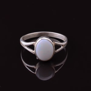 Natural Opal Ring 925 Solid Sterling Silver, Australian Opal Ring, Handmade Ring, Birthstone Ring, Designer Ring Handmade Ring, Gift For Her