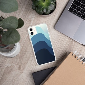 Blue Waves iPhone Case