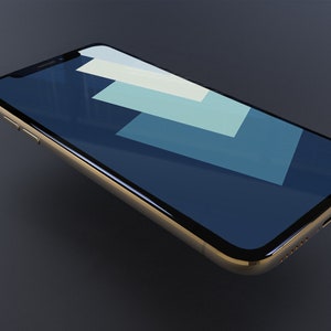 Ocean Blue Abstract iPhone background wallpaper phone lock screen abstract waves iPhone wallpaper simple phone background download