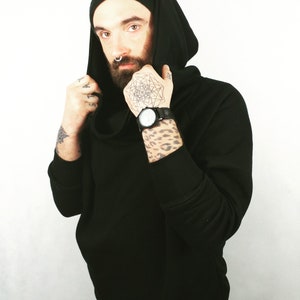 hoodie, winter clothing, warm vegan hoodie, sweatshirt, unisex, big hood, vegan