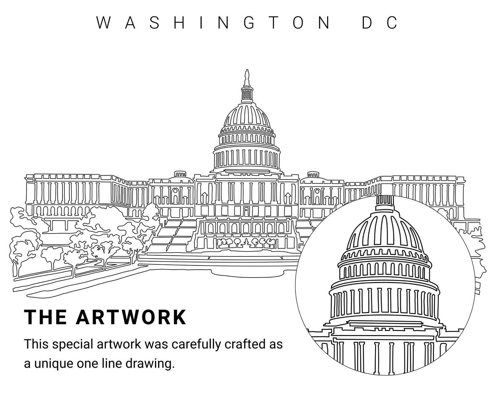 Washington DC Printable Wall Art Washington Digital Art Etsy