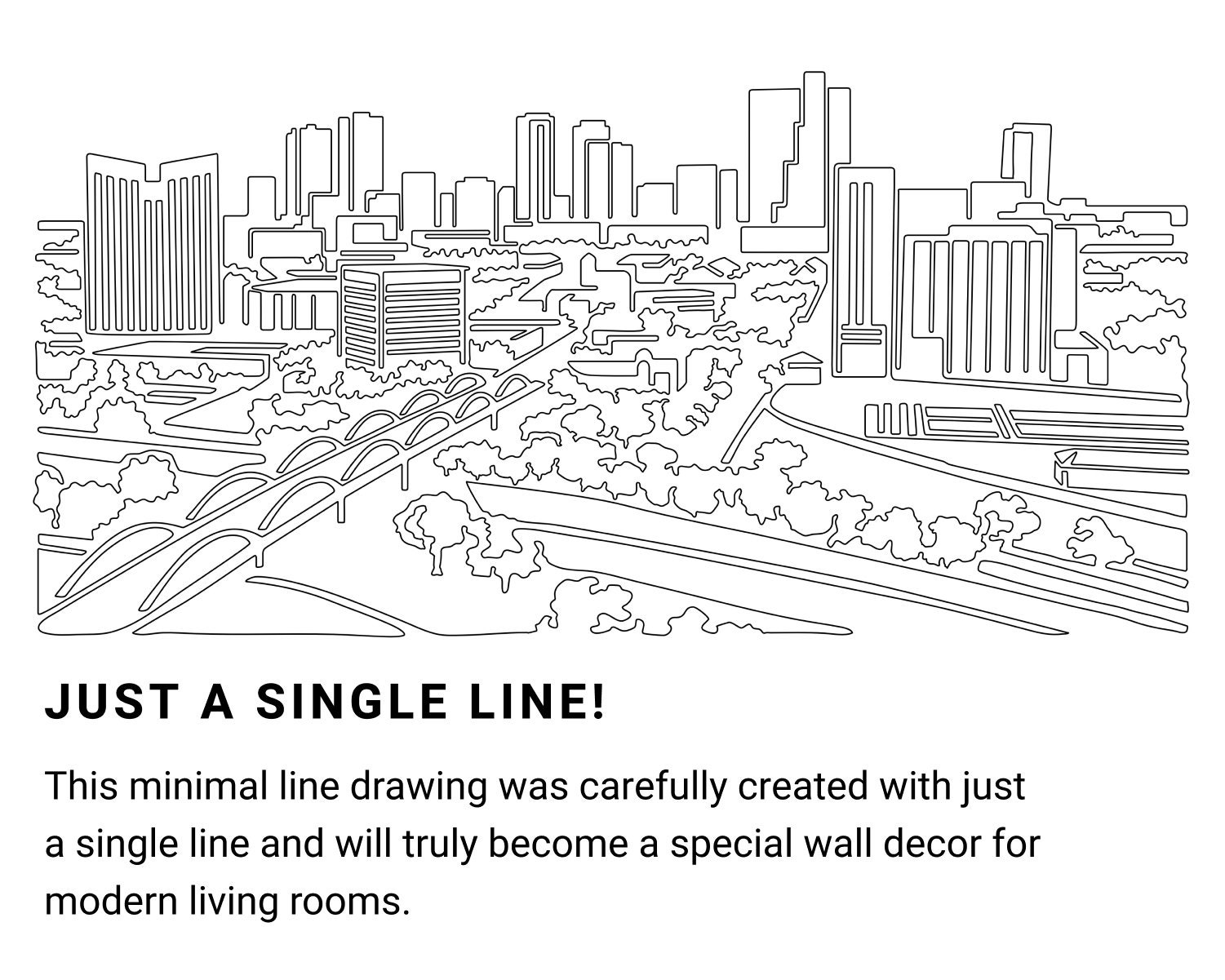 Framed Fort Worth Skyline Wall Art Fort Worth Texas Art Etsy