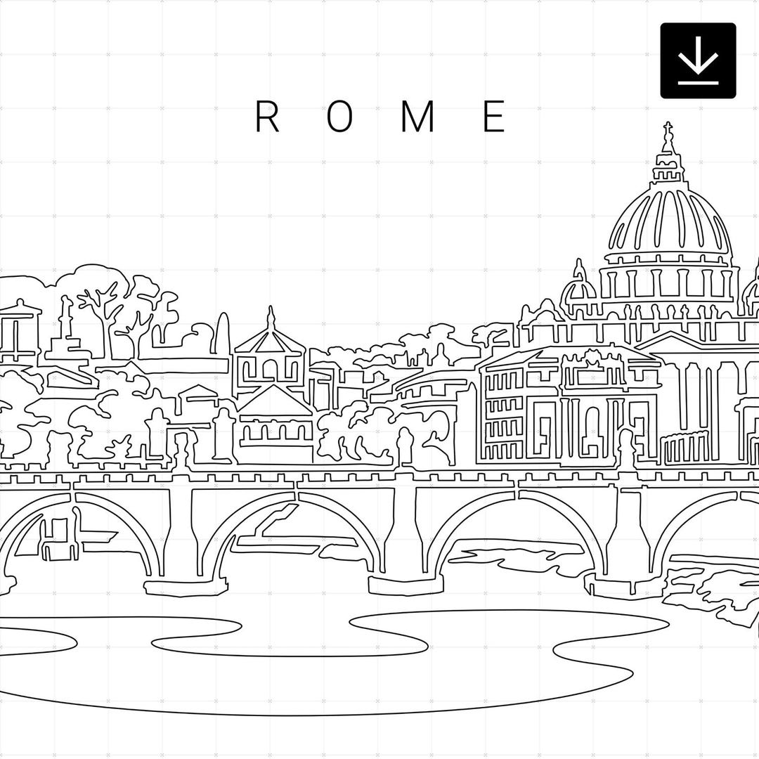 Rome Italy Printable Wall Art Rome Vatican Single Line Art Digital Il 1080xN.6149168702 Rb8t