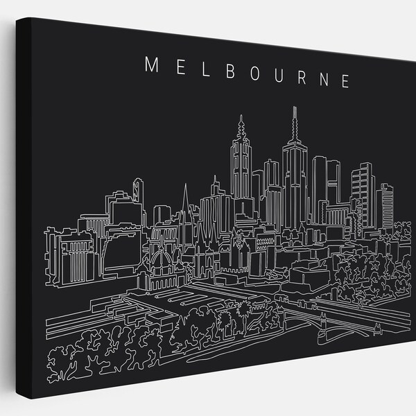 Melbourne Skyline Etsy Australia