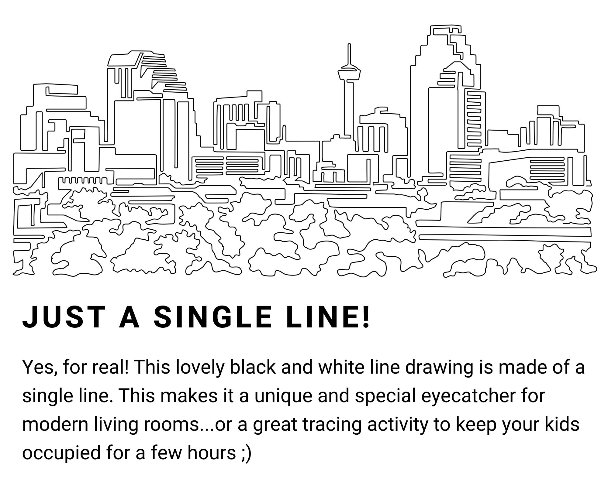 San Antonio Skyline Canvas Wall Art San Antonio Canvas Art Etsy