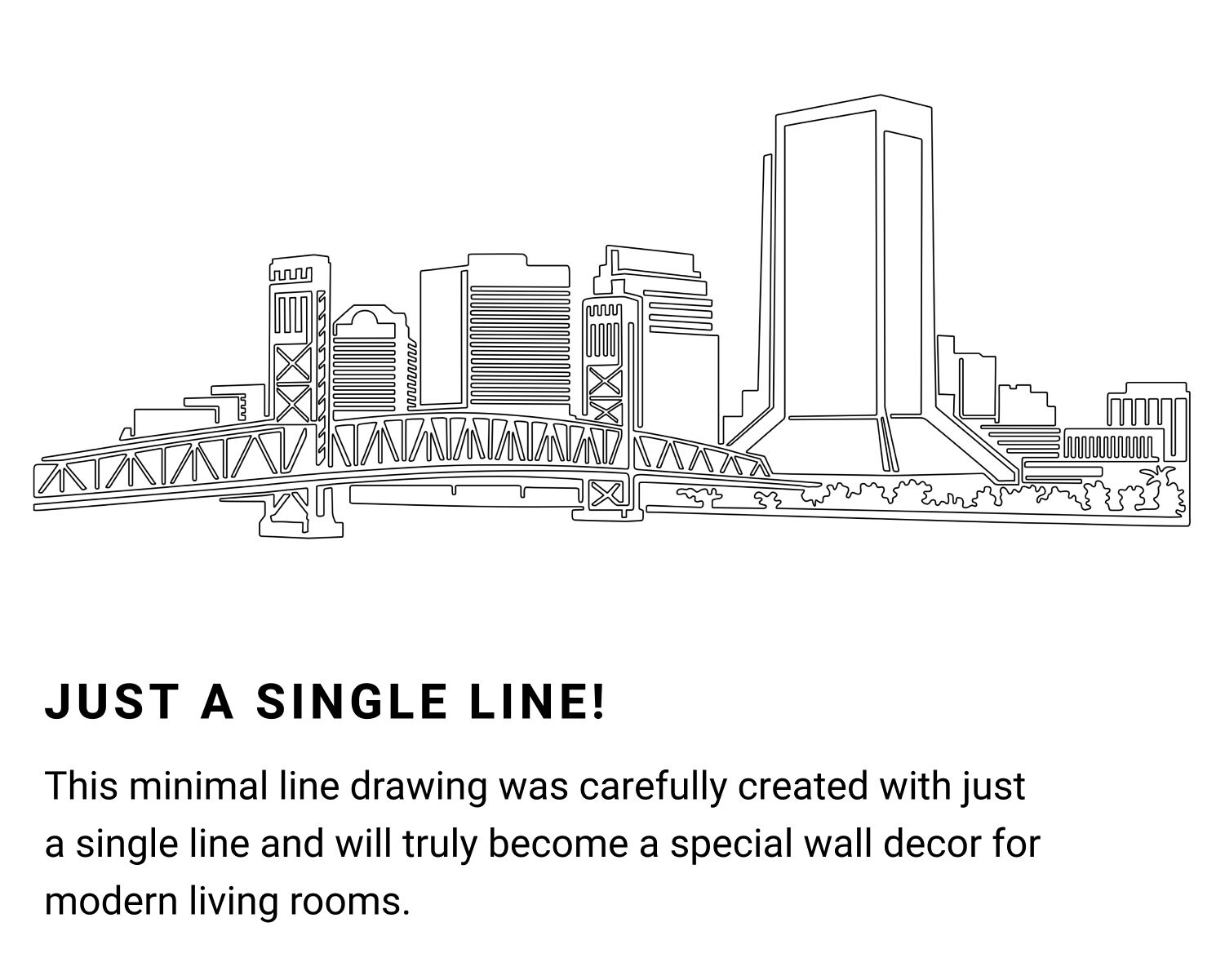 Framed Jacksonville Art Print Jacksonville Wall Art With Etsy