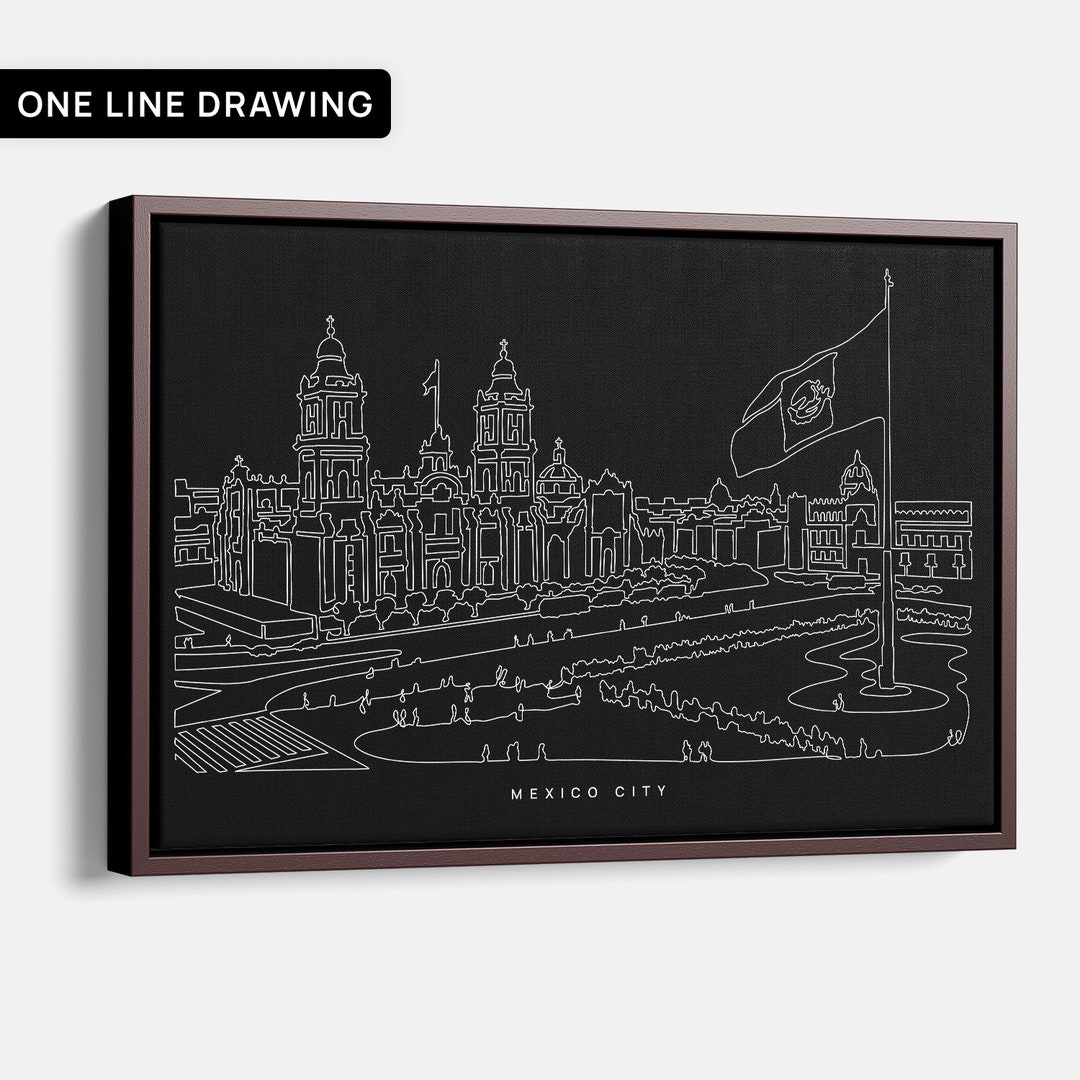 Mexico City Canvas Art Print Mexico Canvas Wall Art With Mexico City