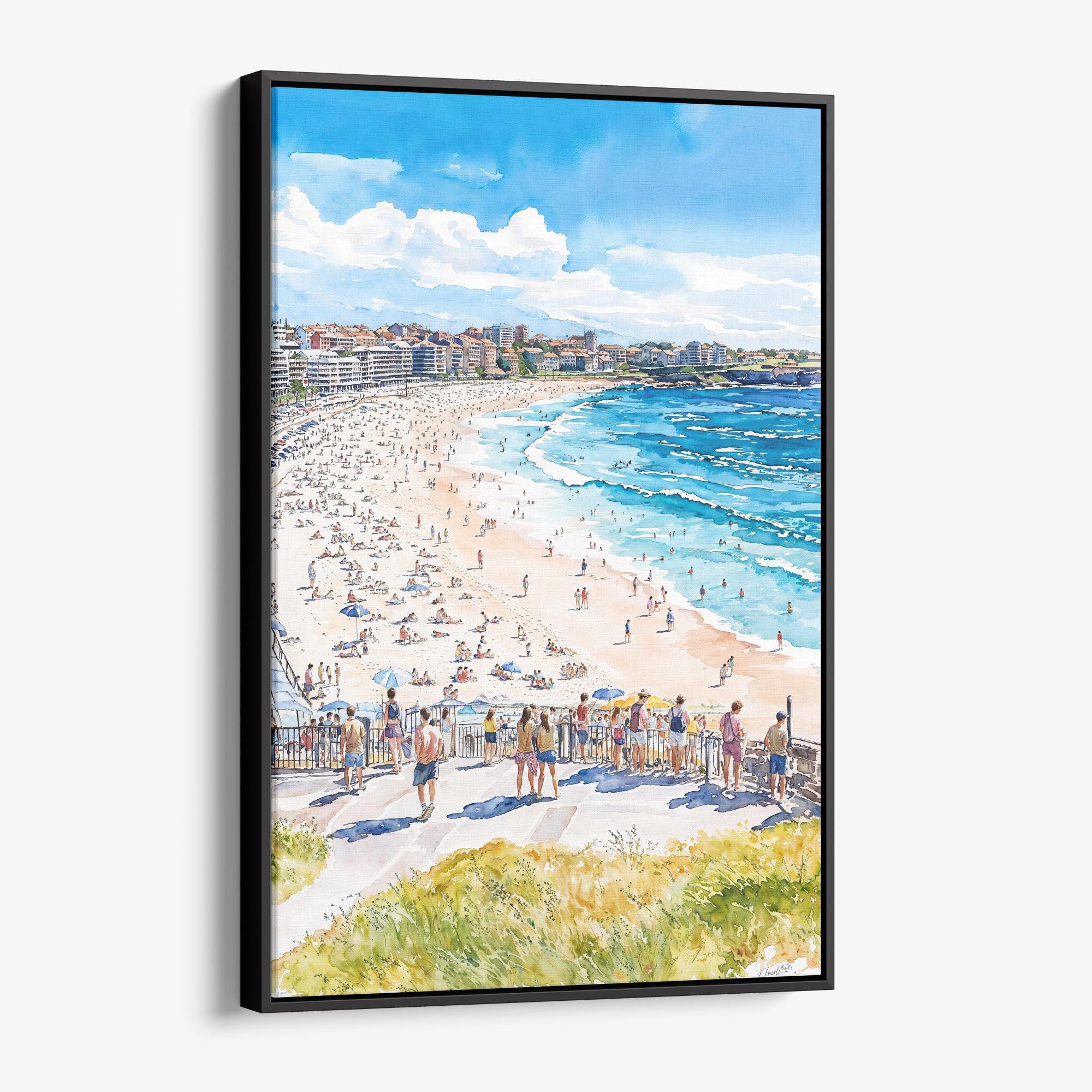 Watercolor Beach Art - Etsy, image size:2000x2000