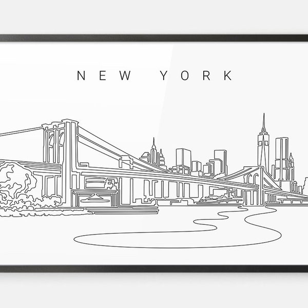 New York Bridge - Etsy