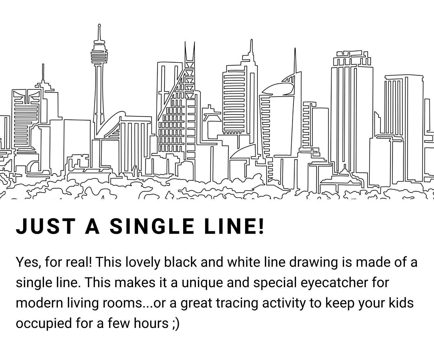 Sydney Skyline Wall Art Sydney Australia Art Print With Etsy