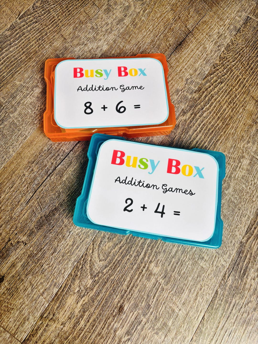 Kindergarten Addition Math Busy Box – Montessori Learning Toy for ...