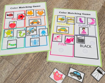 Color Sorting and Matching Game