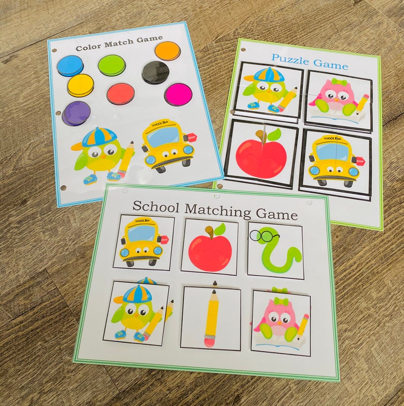 morning work hands on learning Preschool Curriculum homeschool personalized Activity book Toddler Busy Book dry erase activities