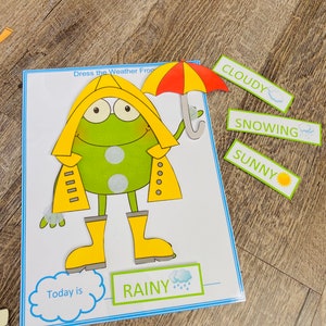 Fun weather frog game image 1