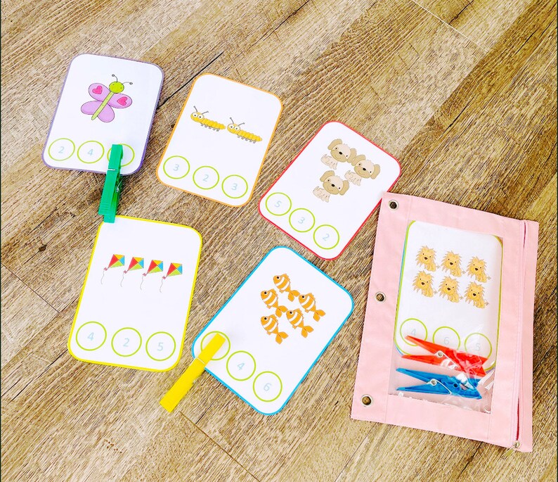 Kindergarten Busy Binder, Kindergarten Educational Games, Preschool