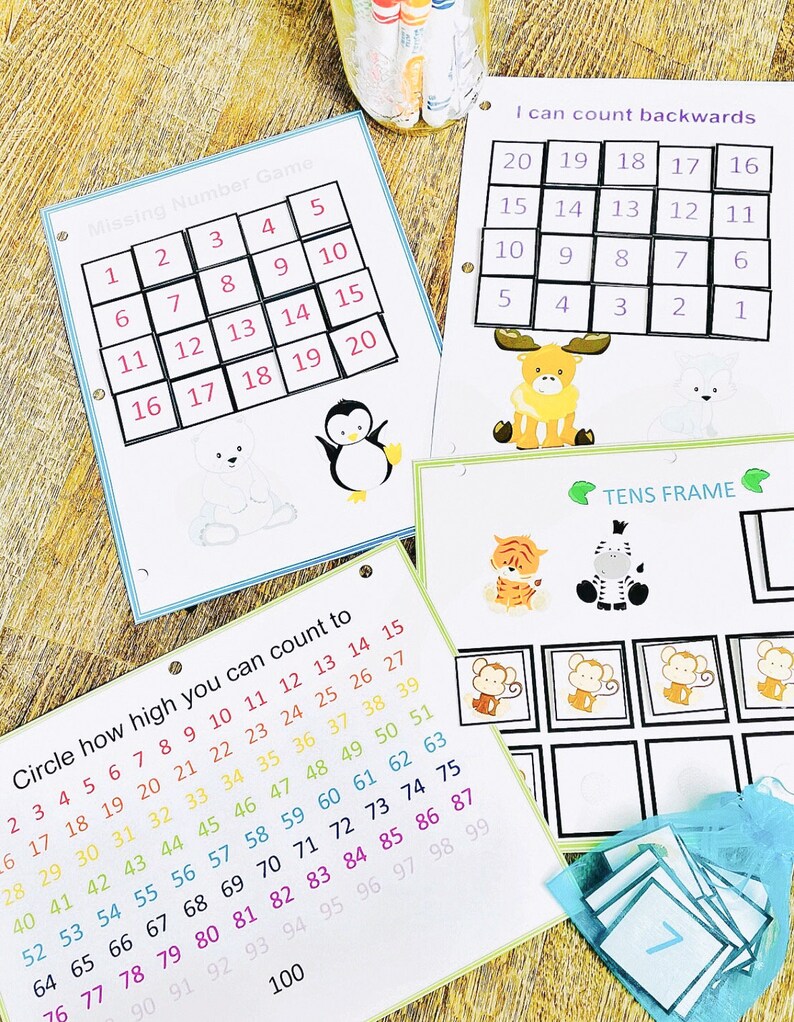 Kindergarten Activity Binder, Learning Binder for Ages 46, Busy Book