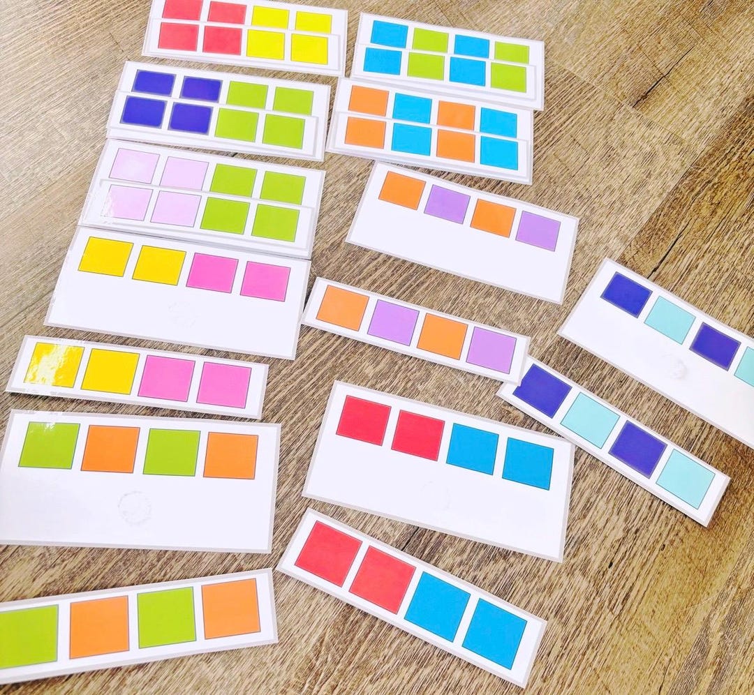 Pattern Matching Game for Preschool | Toddler Learning Activity ...