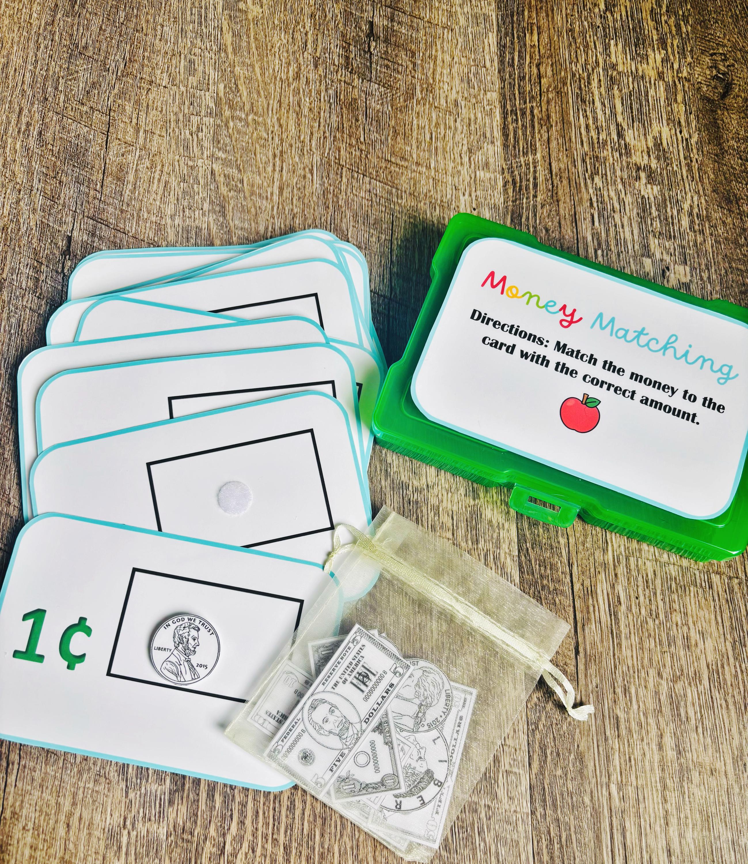 Money Matching Busy Box | Coin Recognition, Counting Activity (ages 4-7 ...