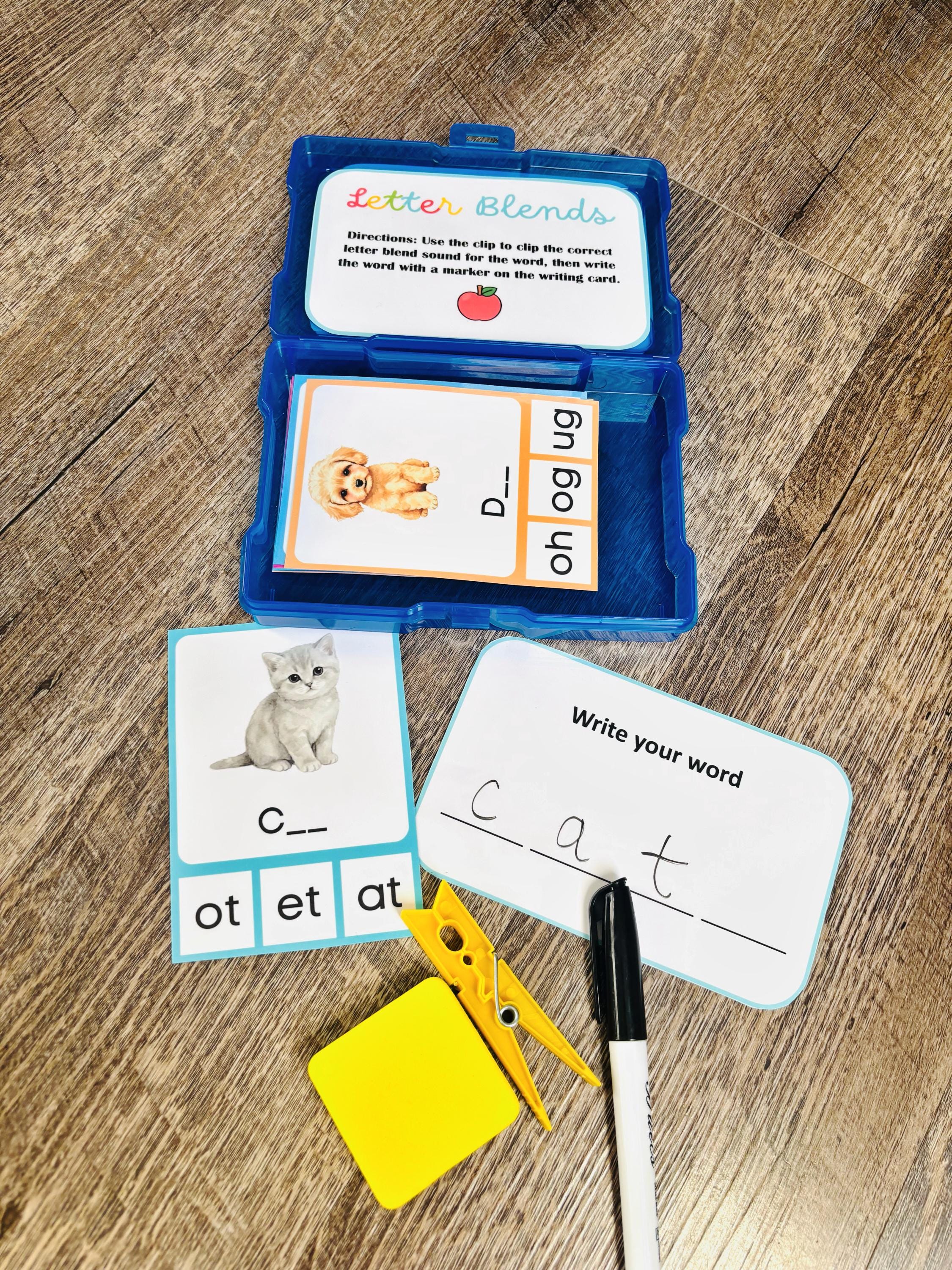 CVC Words Busy Box | Phonics Activities, Montessori Literacy Toy ...